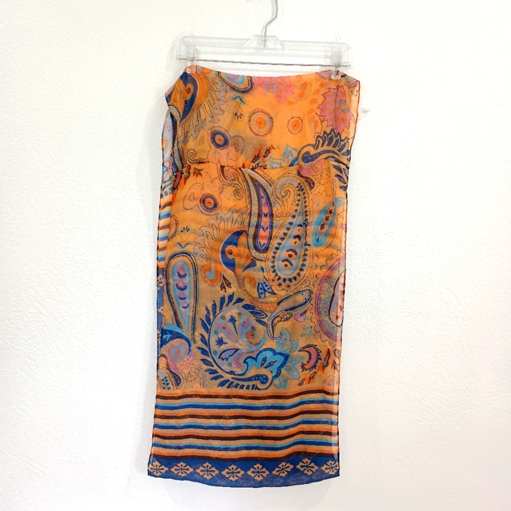 Colorful Print Lightweight Lovello Infinity Scarf